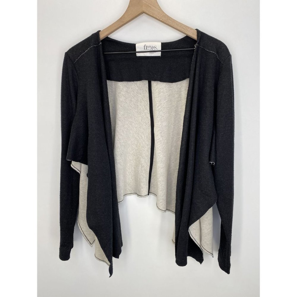 Fluxus Cardigan Long Sleeve Sweater Size Large